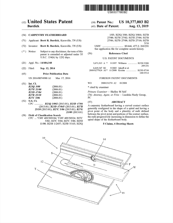 Hedgehog Utility Patent