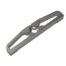 The 5/8-inch Hedgehog featherboard miter clamp is 0.625-inch wide and fits narrow width miter slots such as contractor saws and other small equipment.